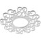 Ekena Millwork Reims Architectural Grade PVC Pierced Ceiling Medallion, 34"OD x 13"ID x 1"P CMPP34RE - alternate 4